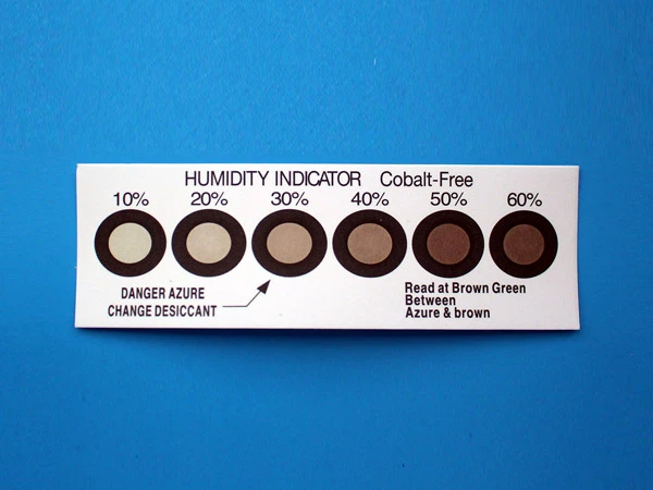 6 dots Cobalt Free Humidity Indicator Card