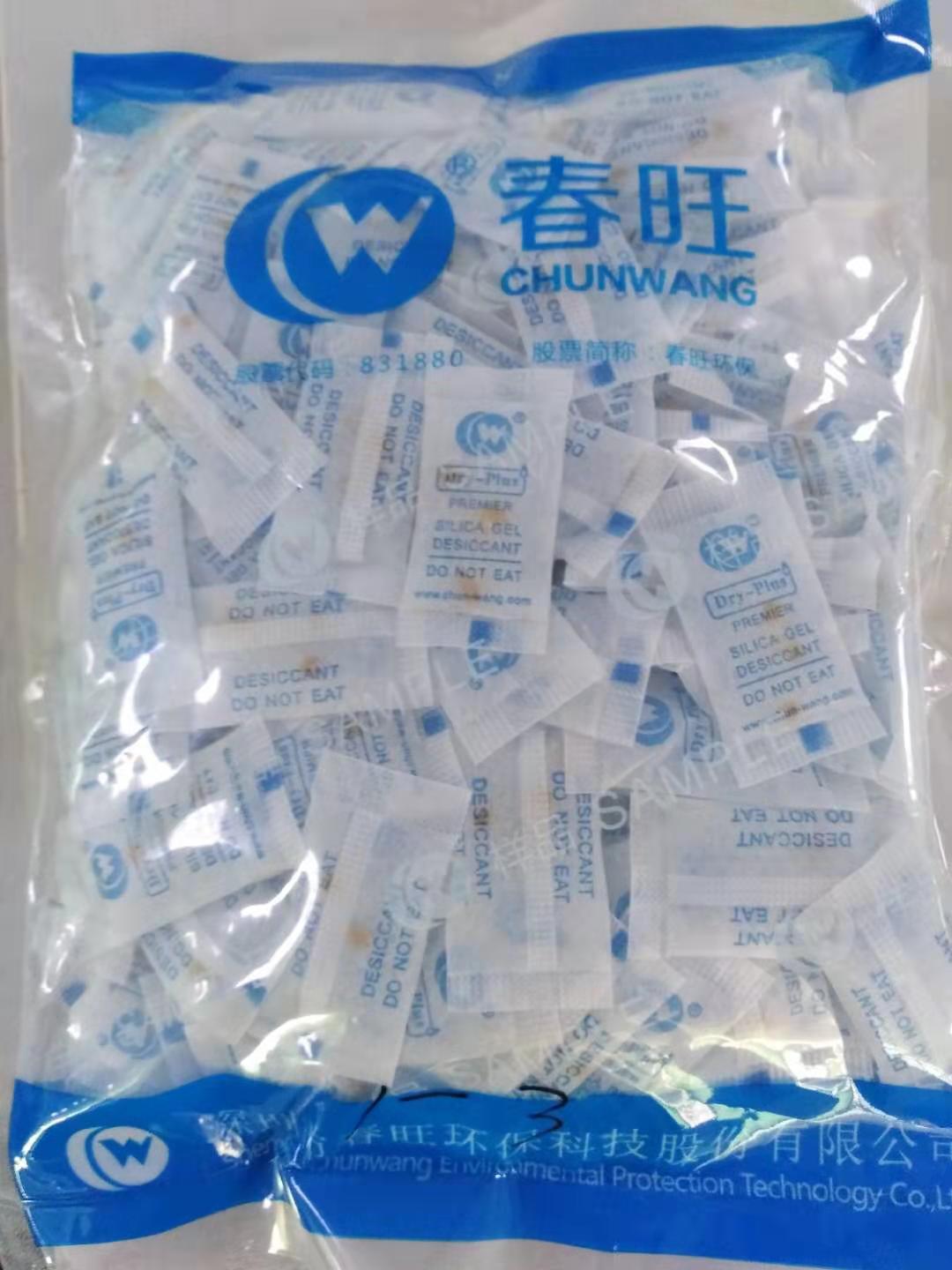 1g oranje SILICA GEL zak massaproductie